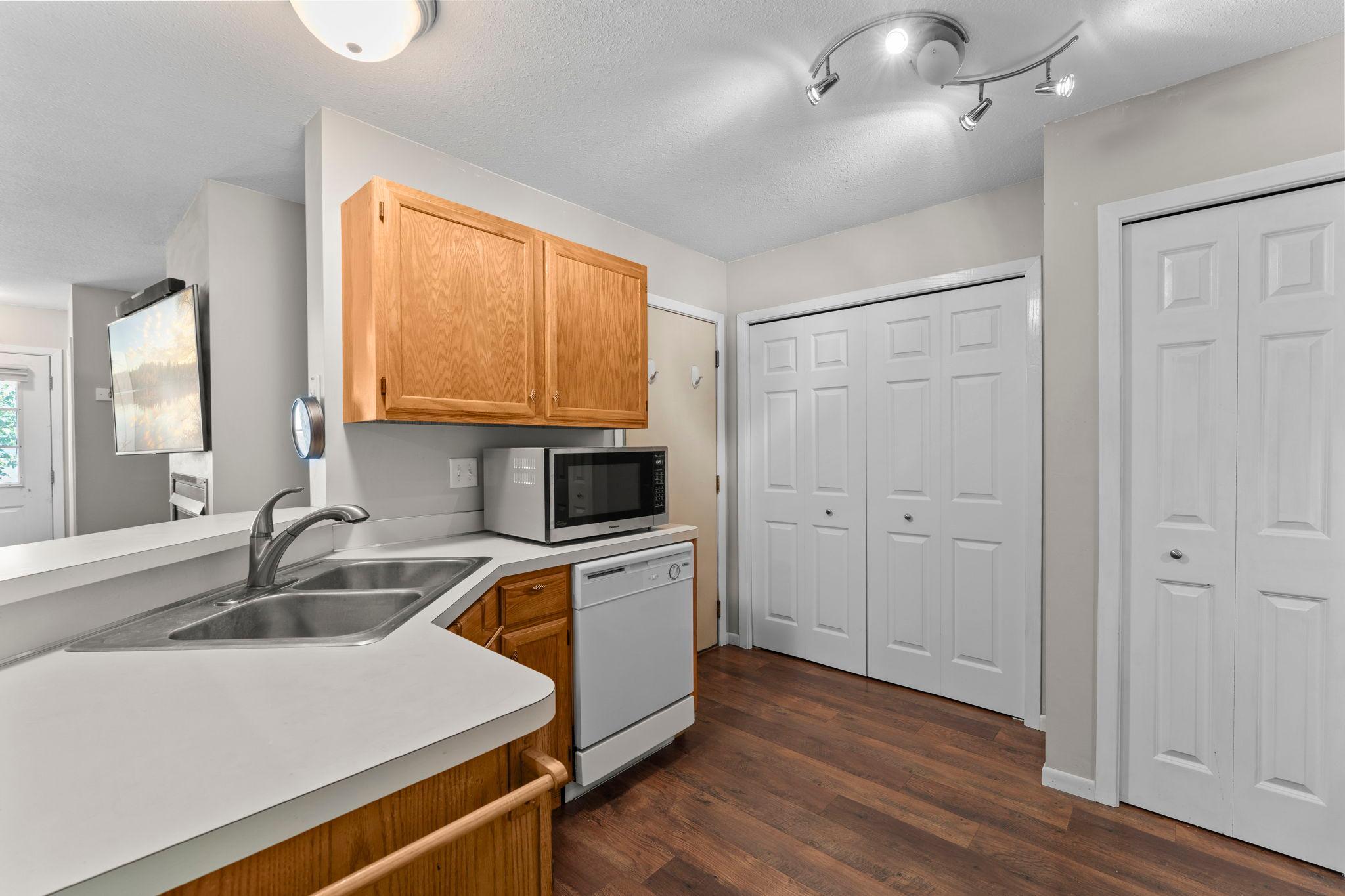 Laundry is connected to the kitchen.