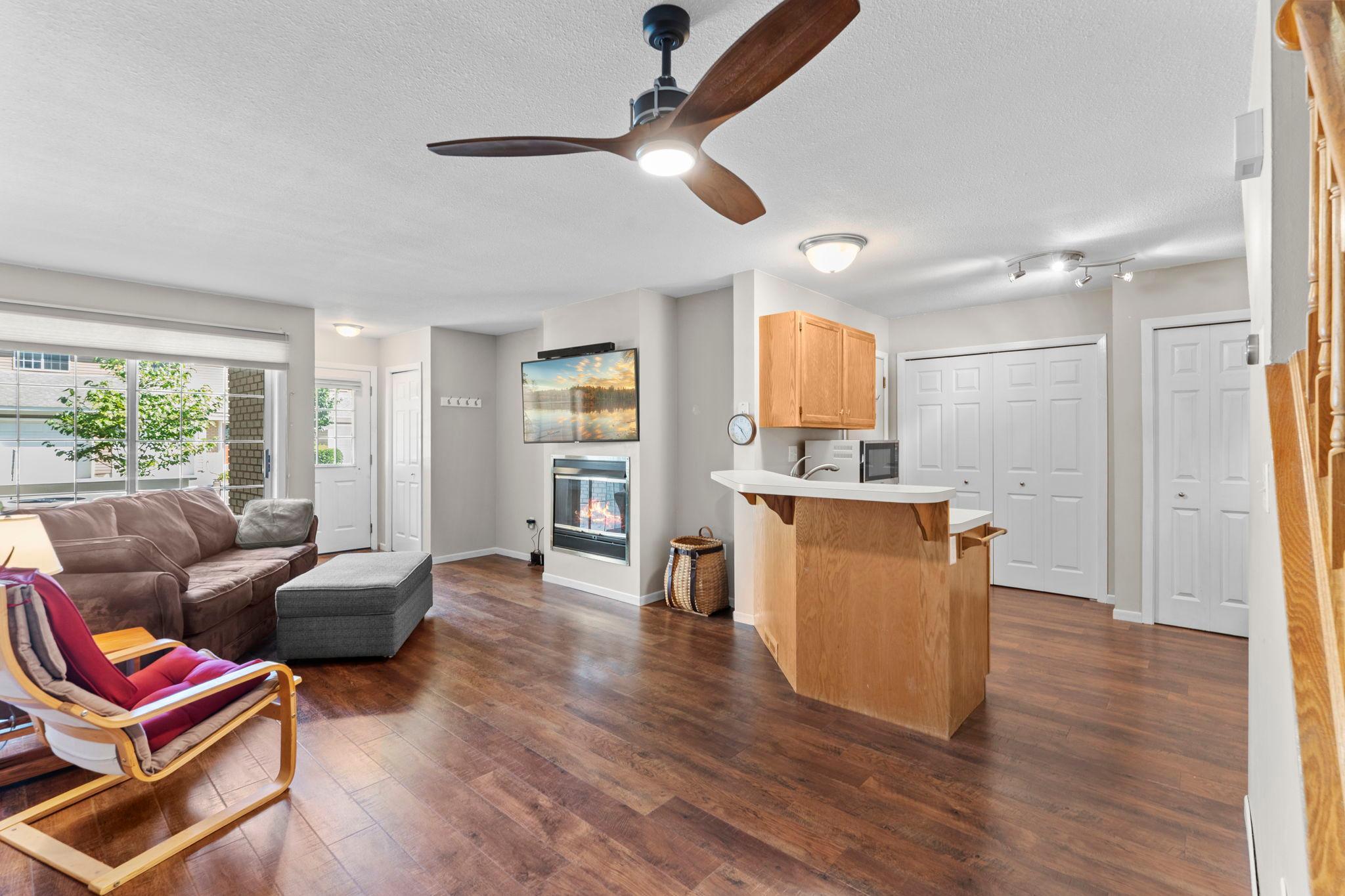 Wonderful open concept.