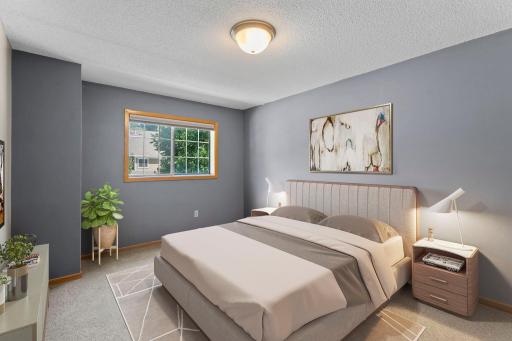 2nd bedroom virtually staged