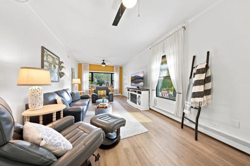 Lots of natural light