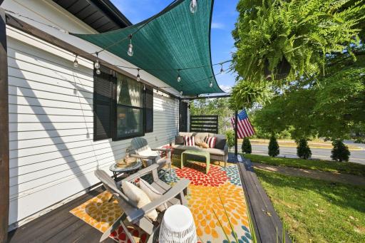 Front deck