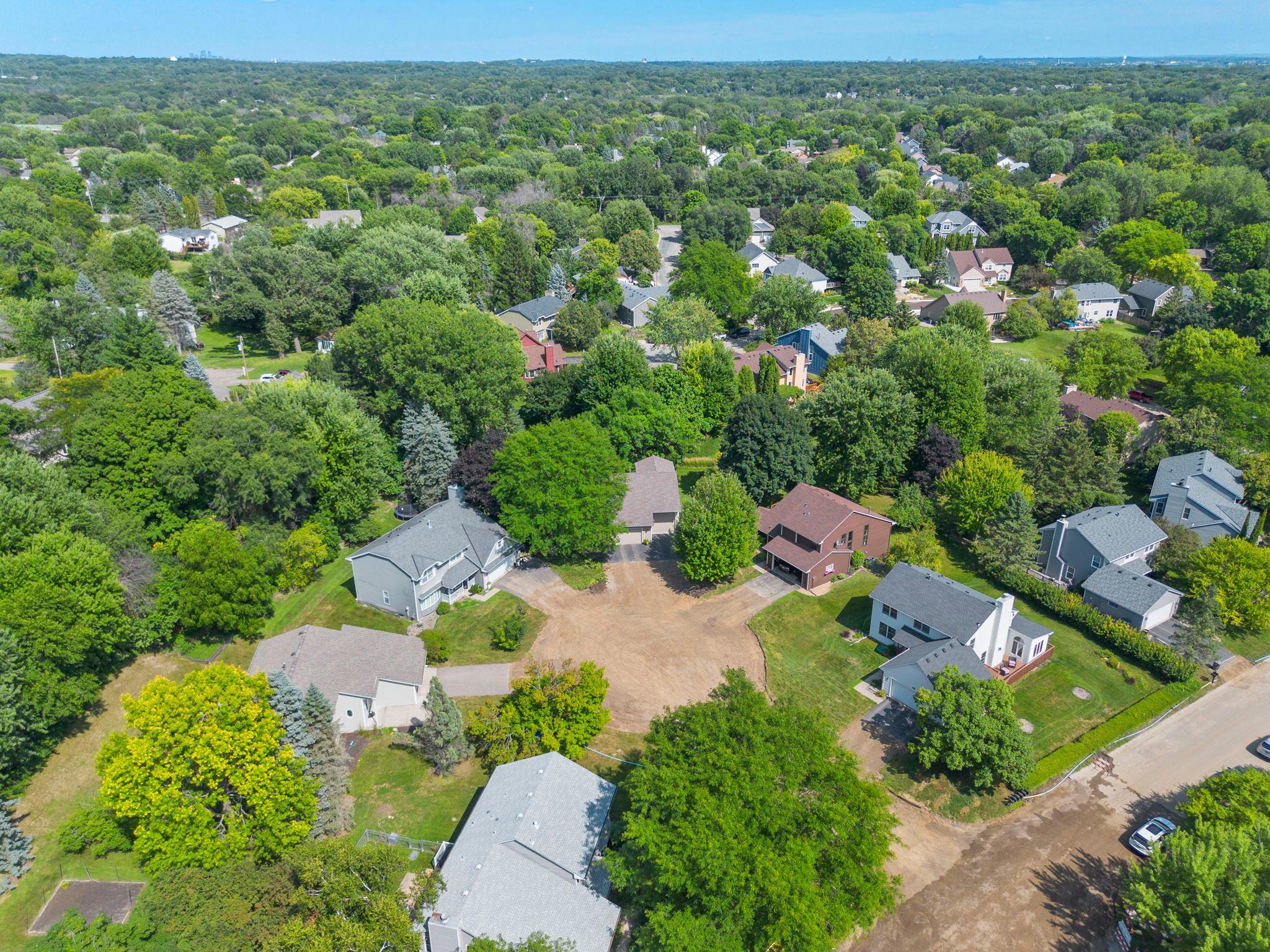 Quiet neighborhood with mature trees
