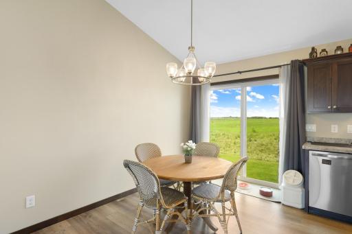 Enjoy the views while enjoying your meal, and plan for a future deck!