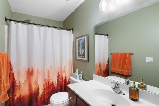 Additional full bathroom. Love the color!