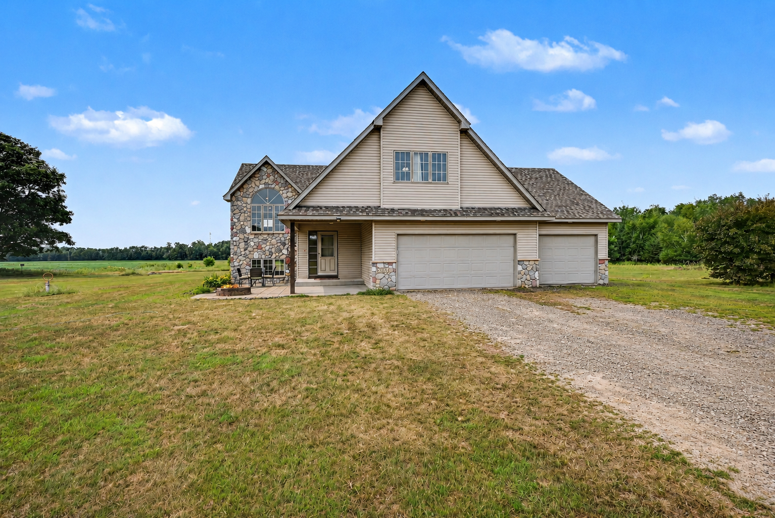 Welcome home to peaceful country living on 10 beautiful acres.