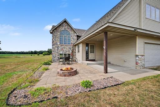 Spacious outdoor patio.