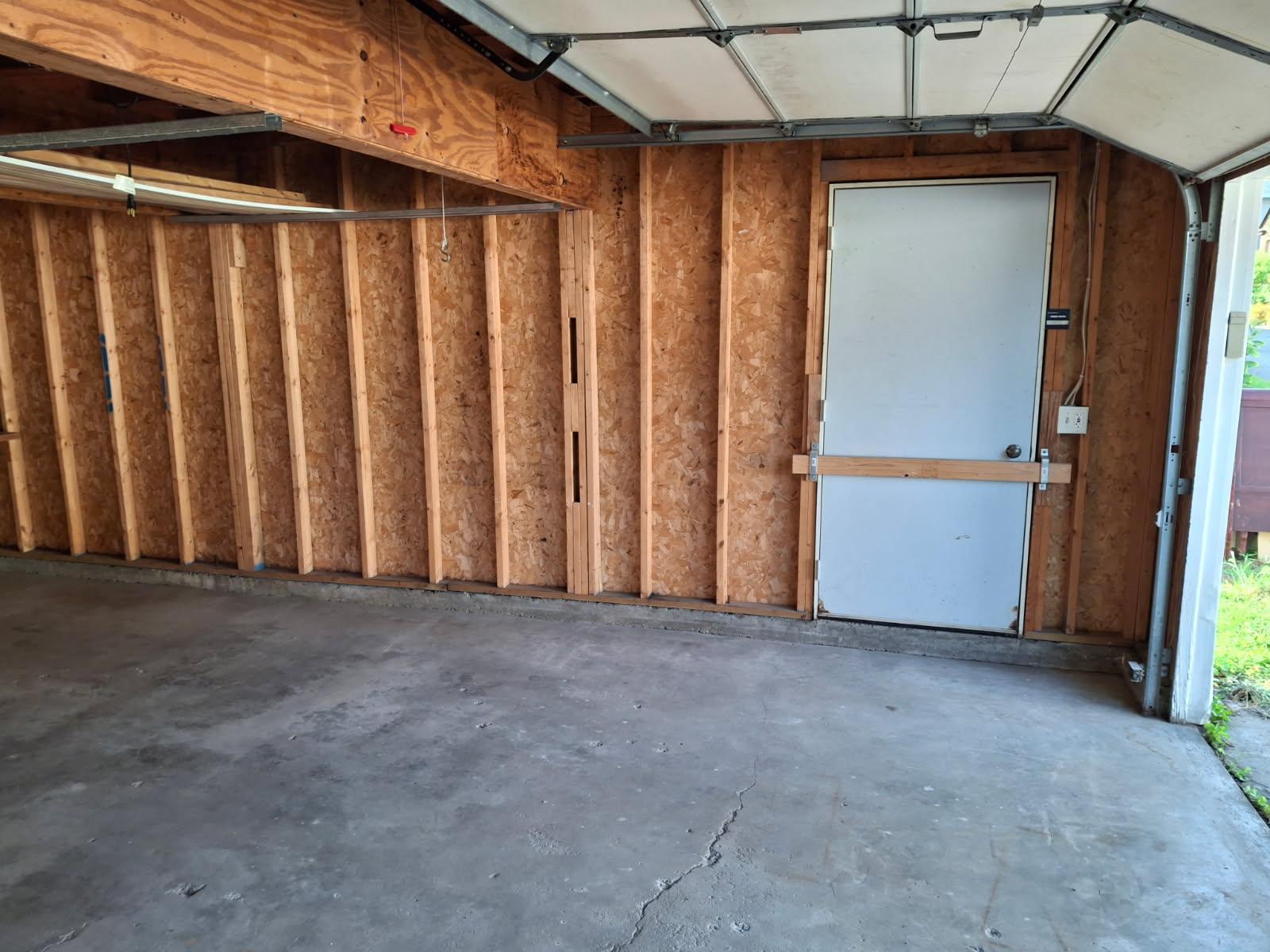 Garage interior side