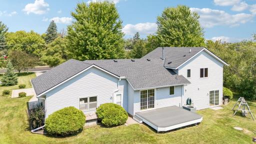Rear view of home