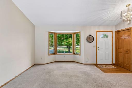 Nice bay window in living room