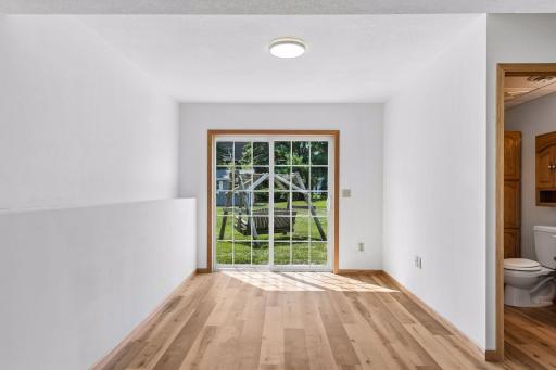 Lower Level with walkout patio slider