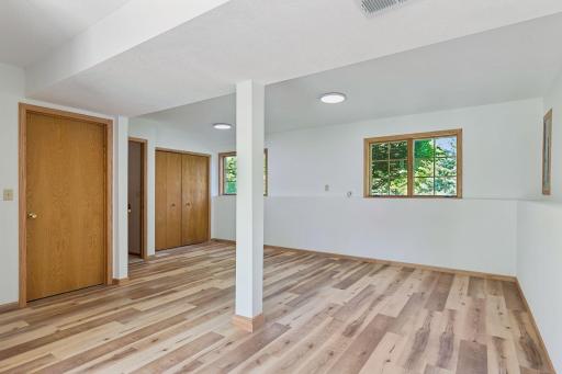 Lower Level with new LVP floors