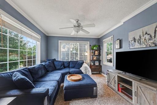 Natural light flows seamlessly into the sunroom
