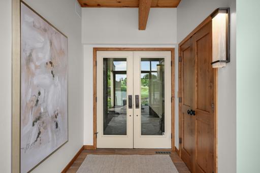 Welcoming Double Door Entry to Front Entrance.