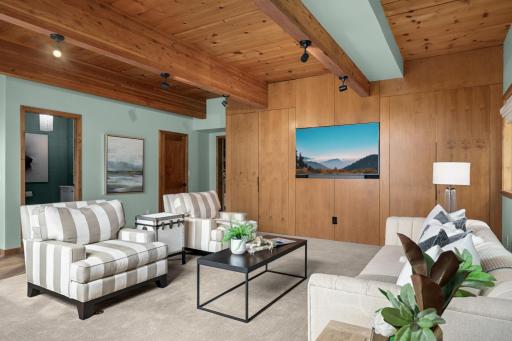Main Floor Living Room. Pretty Comfortable place to watch some movies...!