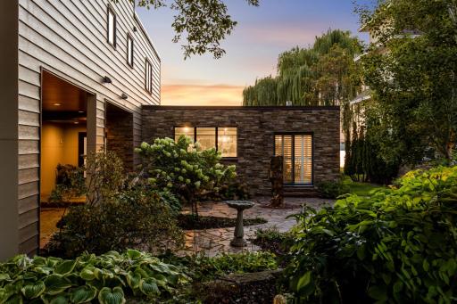 Lush Gardens, Front Water Feature, Irrigation System. Nothing was overlooked in this home.