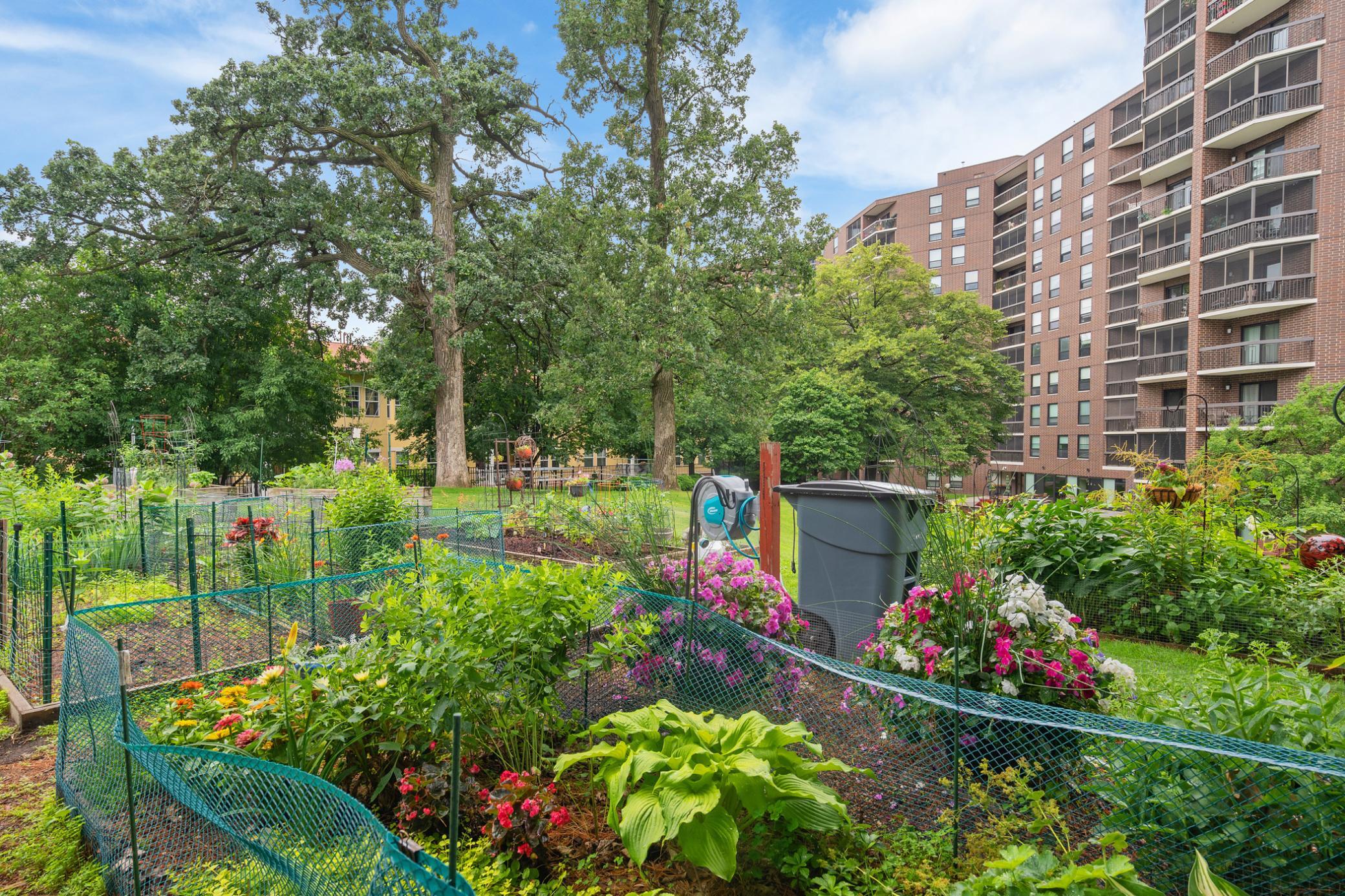 On-site community gardens