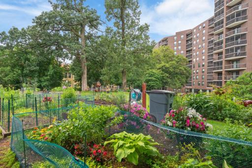 On-site community gardens