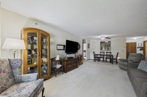 Spacious living/dining area--perfect for entertaining!