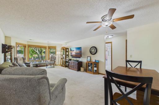 Spacious living/dining area--perfect for entertaining!