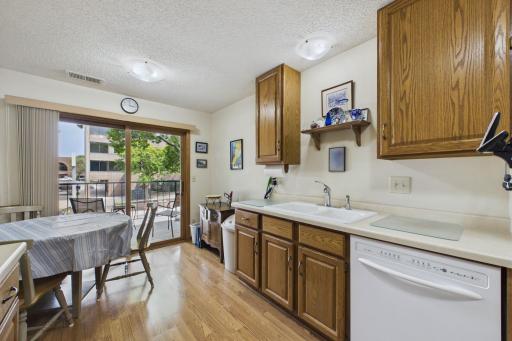 Kitchen also has room for a breakfast nook.