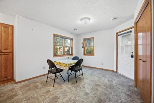 This is a spacious addition to the kitchen. Newer windows.