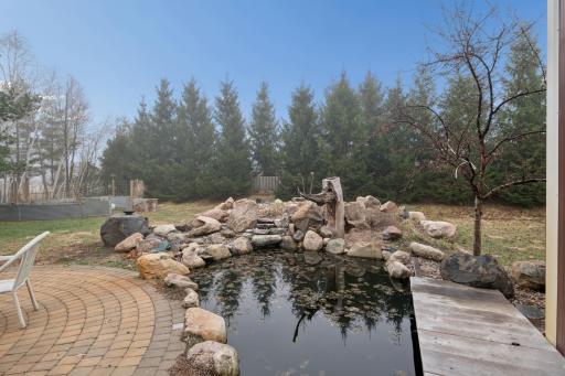 Beautiful koi pond