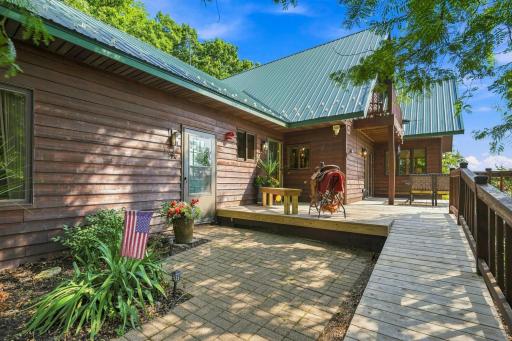 Pavers to the Bonus room, ramp to the Foyer