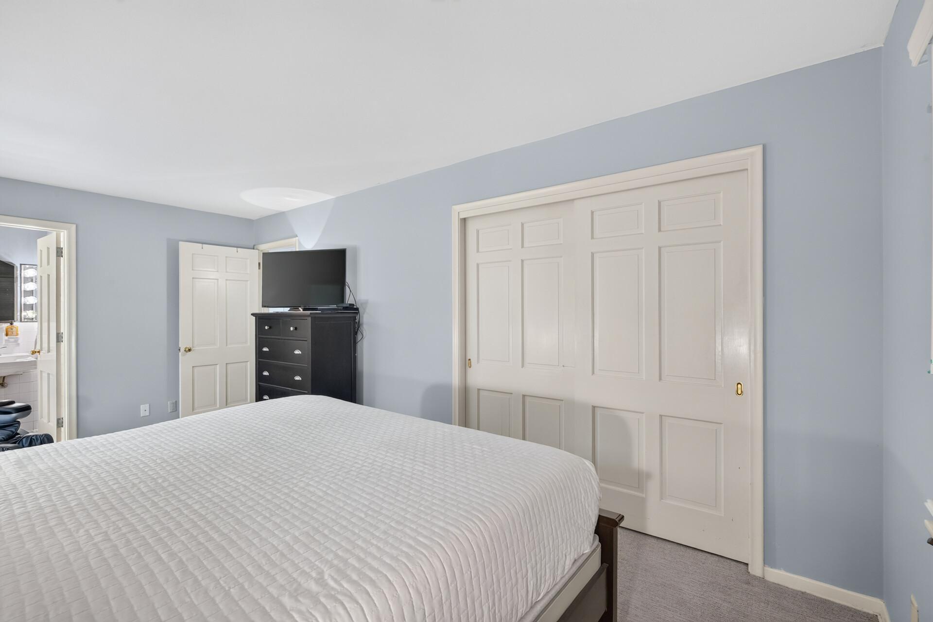 Lovely millwork on the closets
