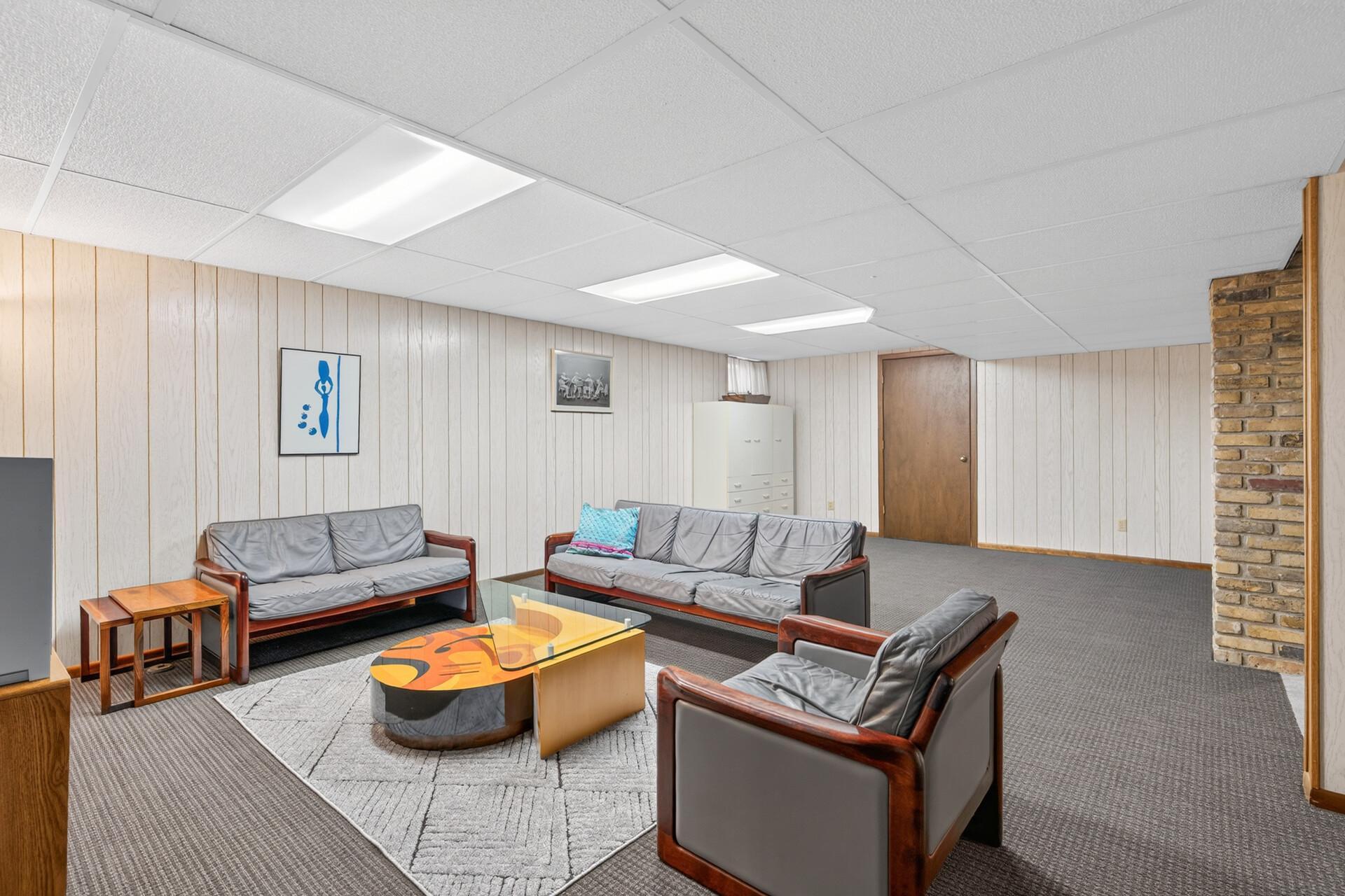 Lower level family room