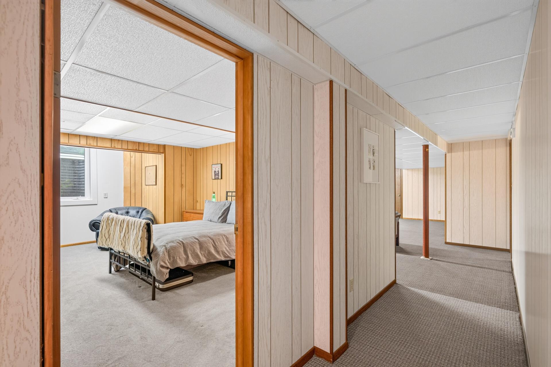 Entrance to lower level bedroom #3