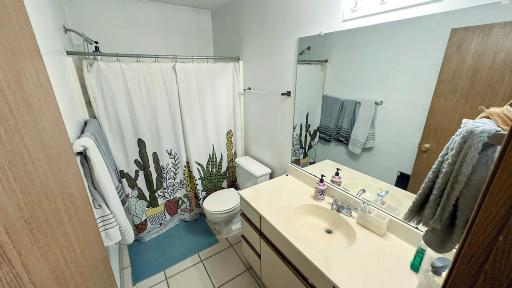 Each unit has a full bathroom