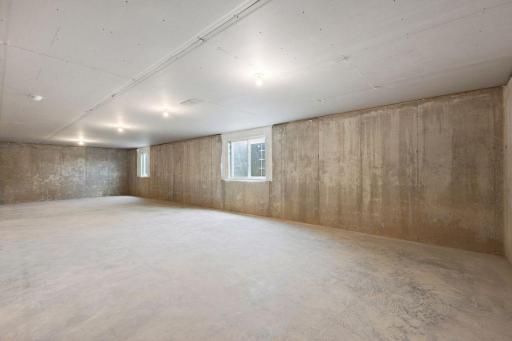 Look at all this space - bring your imagination and create the basement of your dreams! Model photo, options and colors may vary.