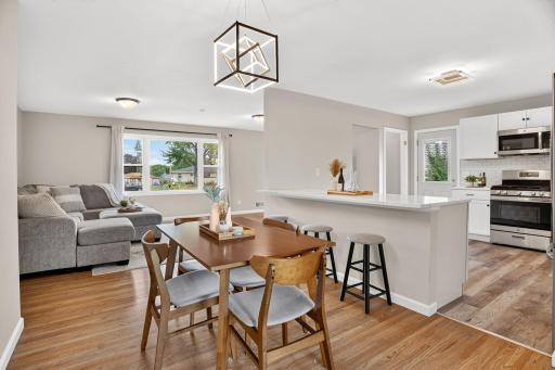 Open Main Level Living Spaces