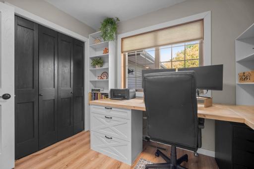 Main level bedroom or a perfect office space!