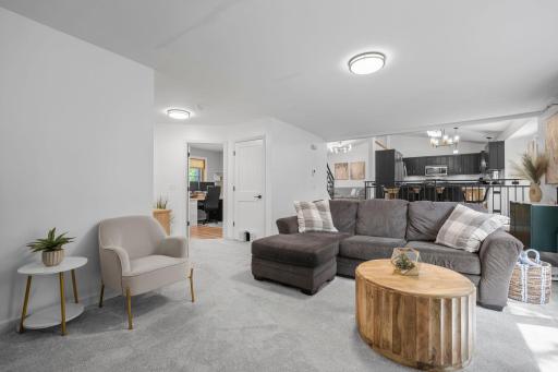 Transitional, open floor plan!