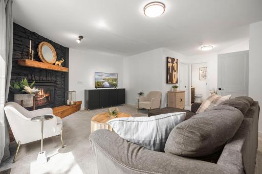 Neutral carpeting throughout. Clean and stylish palette. Move in ready!