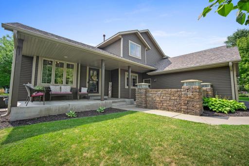 Welcoming front patio and porch!