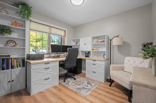 Main level bedroom or a perfect office space!