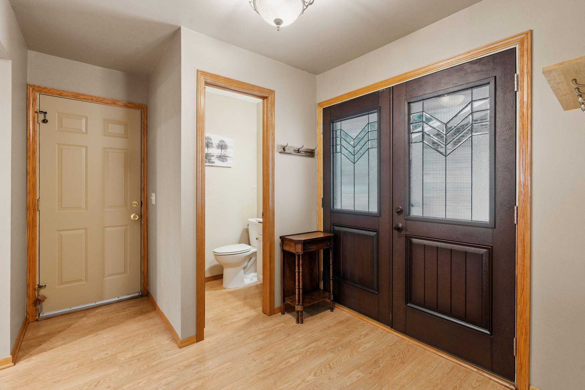 Beautiful double doors make moving in a breeze! :)
