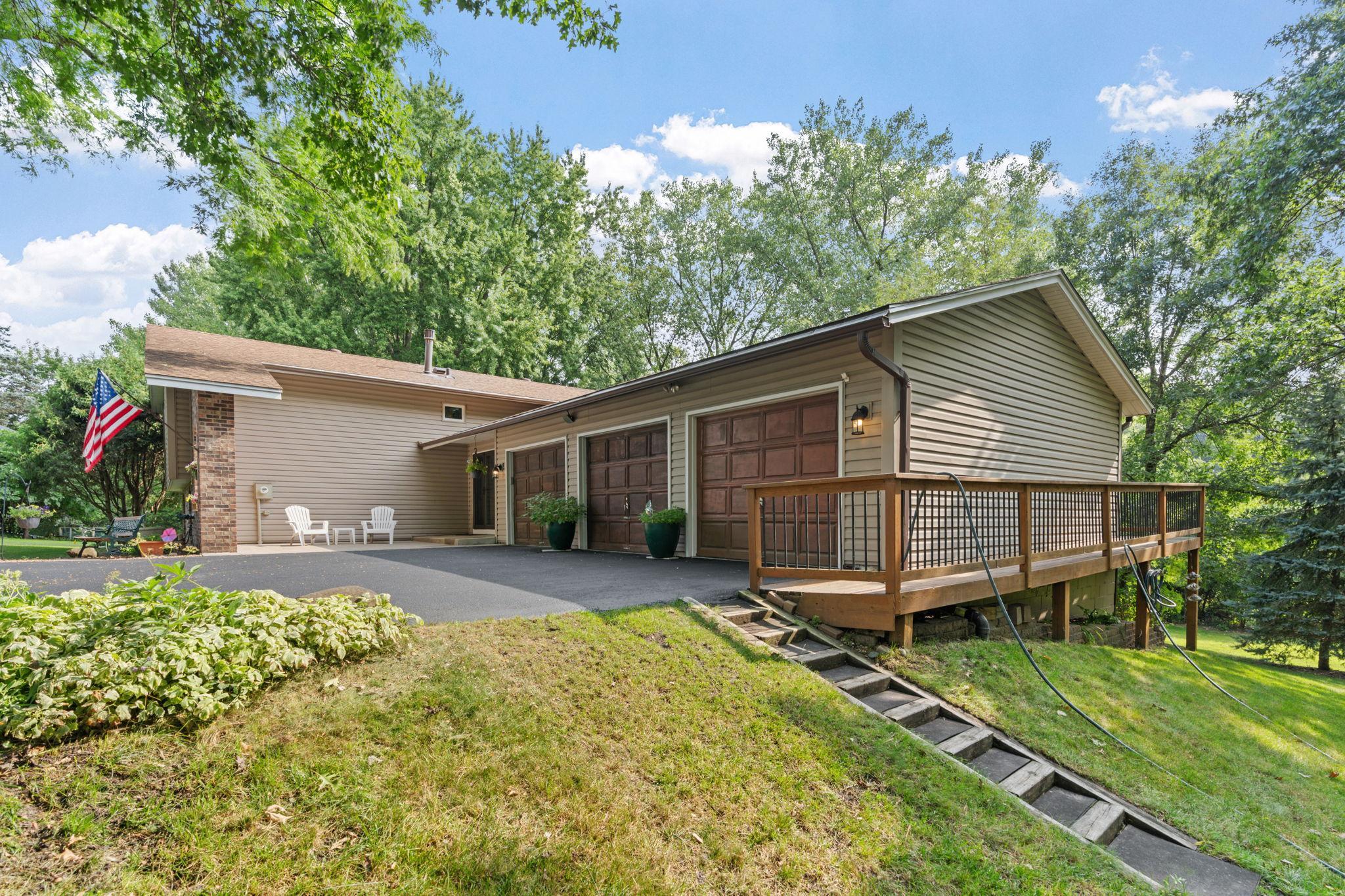 Over the years, the home grew right along with its owners, including a beautiful addition, wrap around deck and a storage room beneath the addition, leaving your three car garage with room for cars and hobbies.