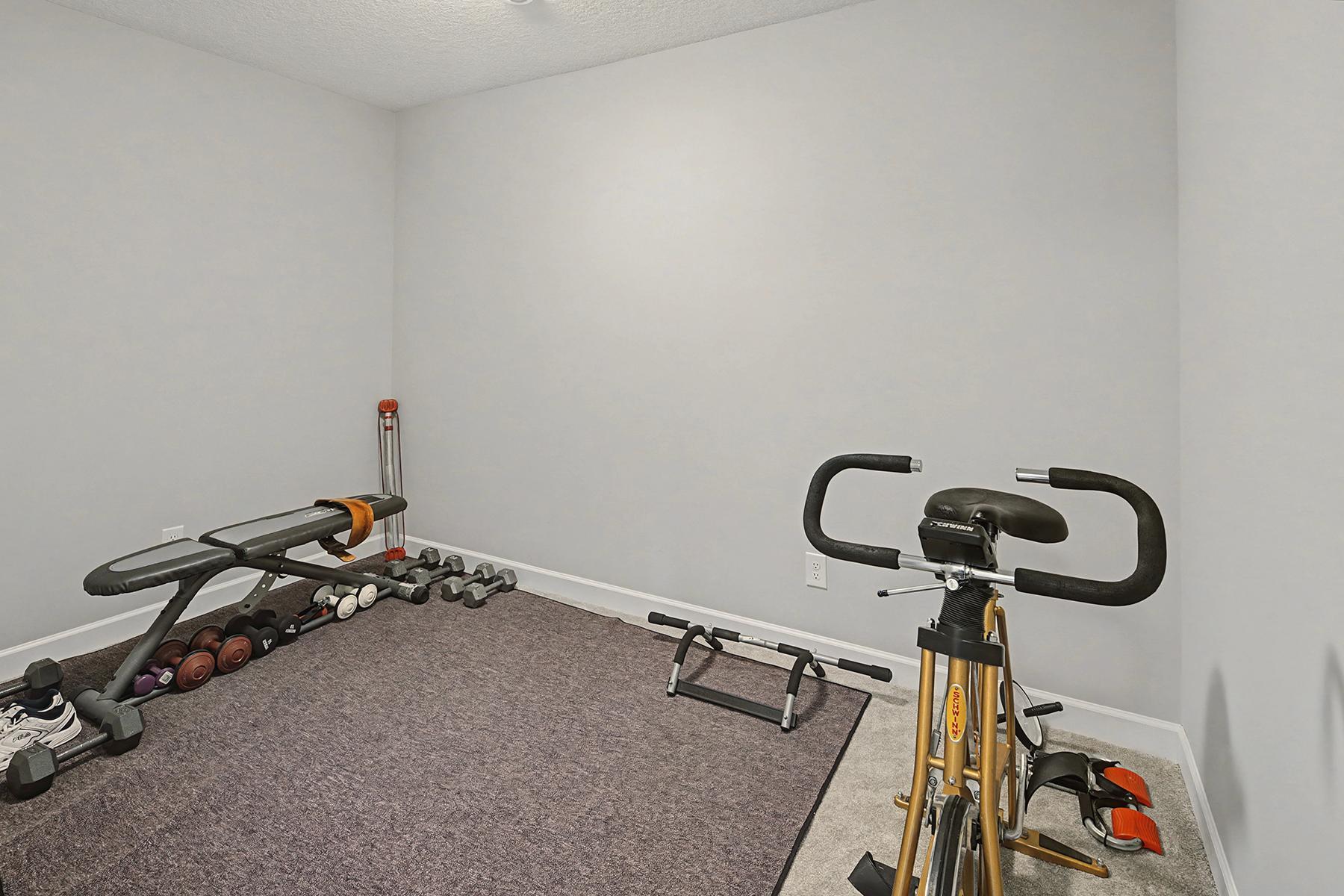 Flex Room Currently Used as Exercise Room