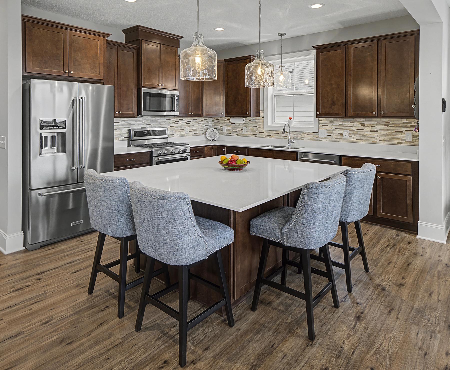 Beautiful Stained Cabinets