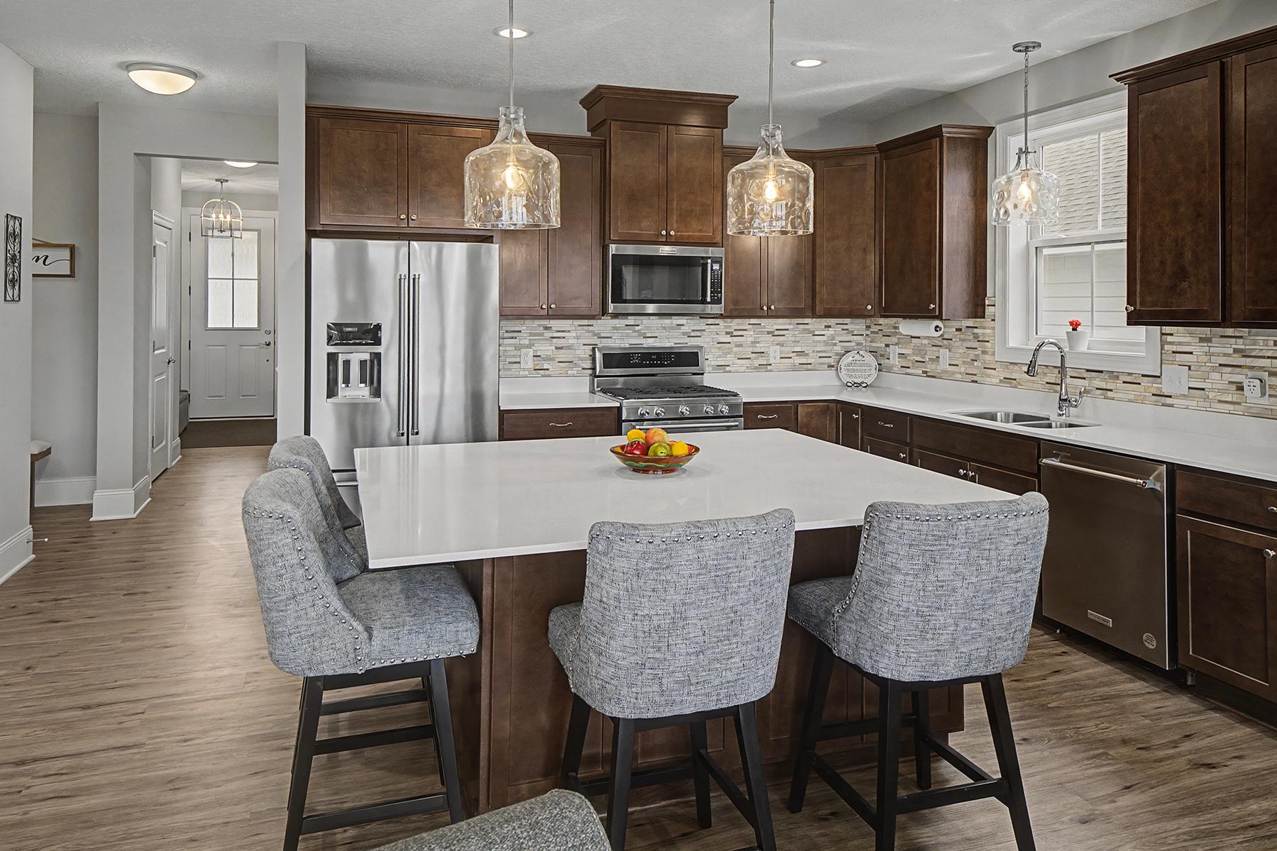 Designer tile backsplash