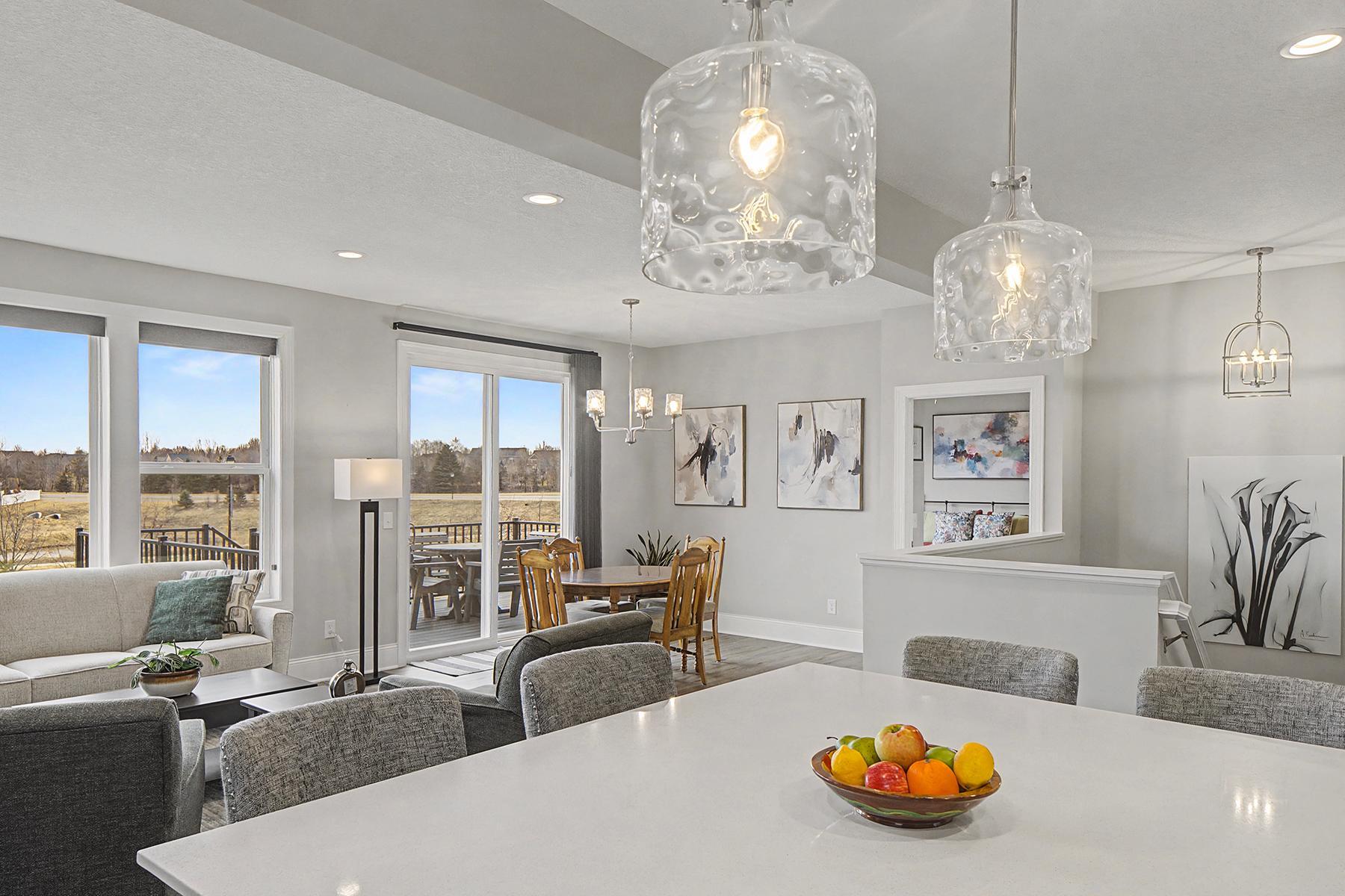 Abundance of windows drenches the home with natural light