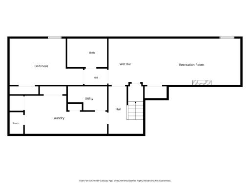 Lower level floorplan.