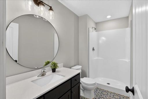 Lower-level 3/4 bath