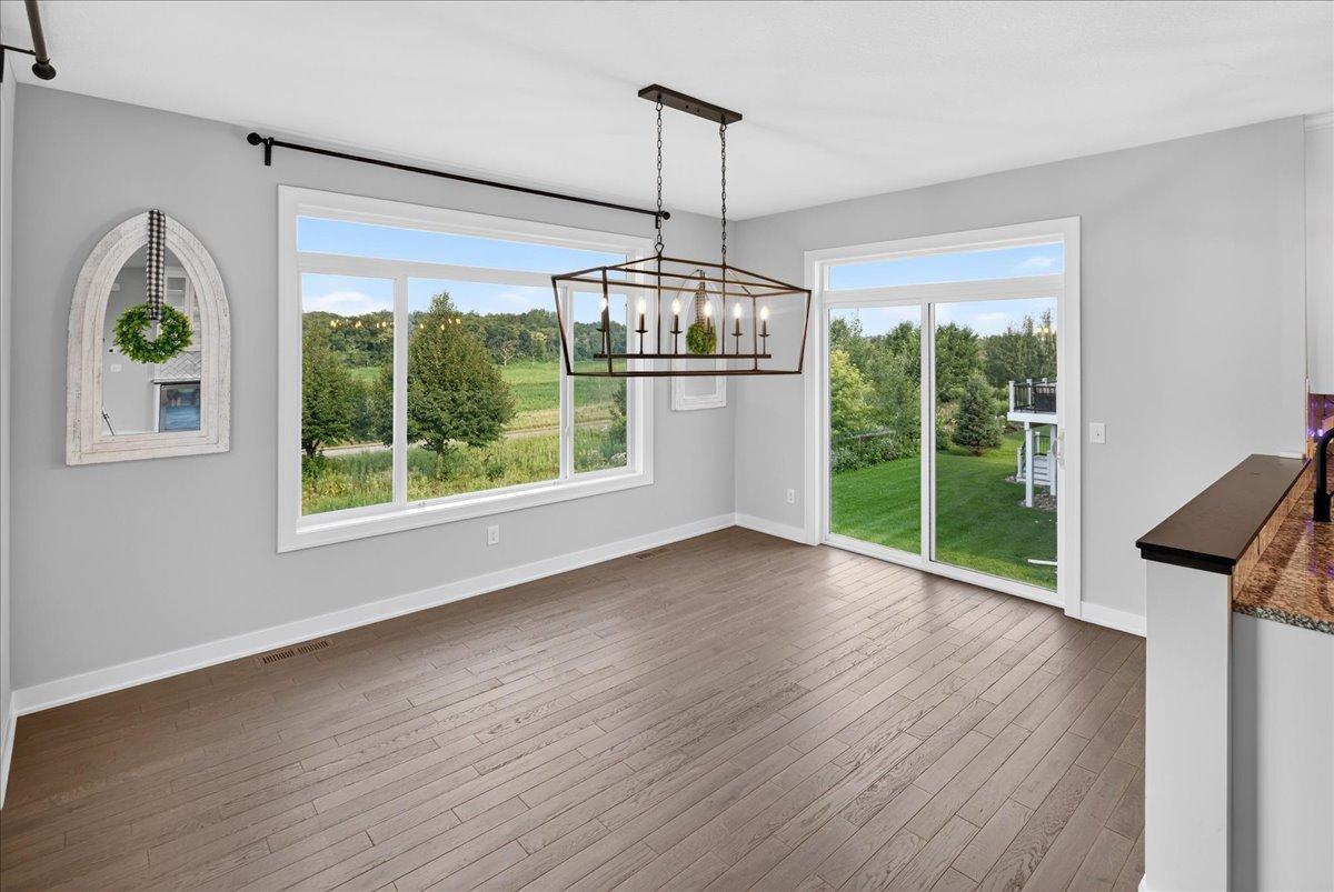 West facing windows allow loads of natural light to stream throughout the main level.