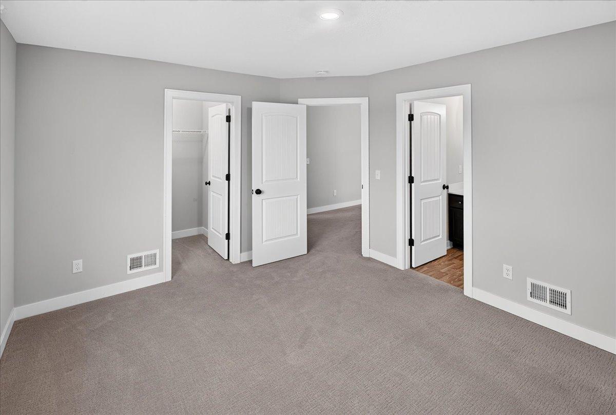 Junior suite has a walk-in closet