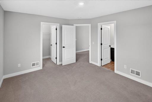 Junior suite has a walk-in closet
