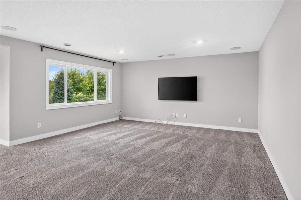 TV mount and receiver for in ceiling speakers to stay